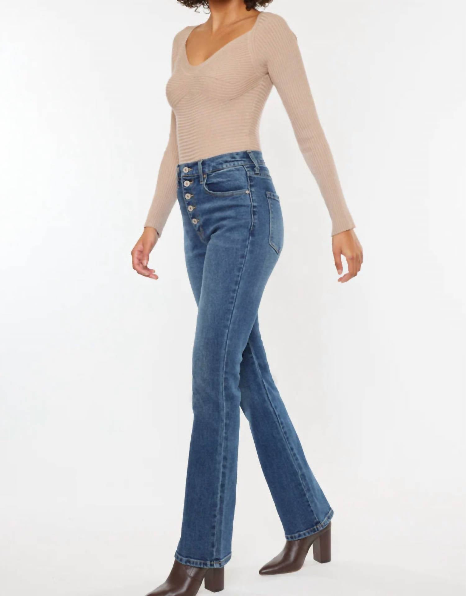 Kancan - Zina High Rise Vintage Bootcut Jeans