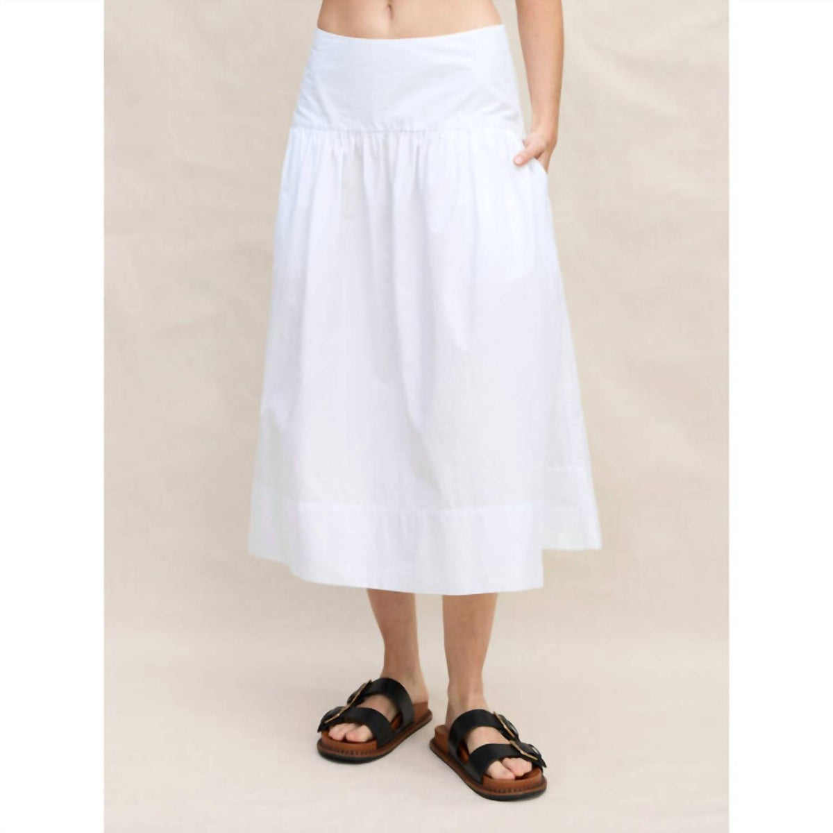 Margaret O'Leary - Venice Poplin Midi Skirt