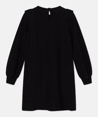 KIDS CAROL KNIT RUFFLE DRESS