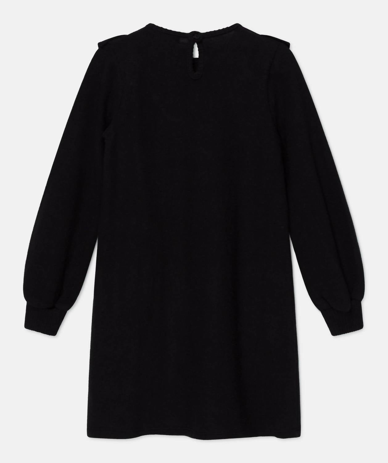 KIDS CAROL KNIT RUFFLE DRESS