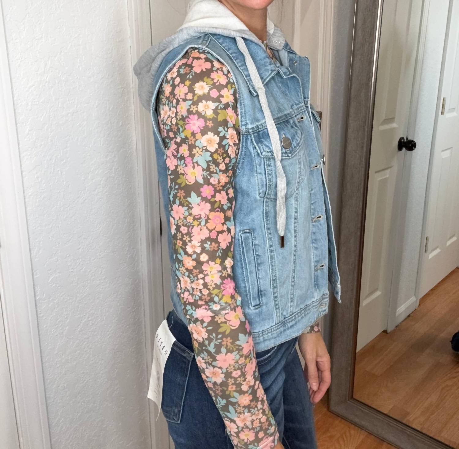 Risen - Saffira Hooded Denim Vest