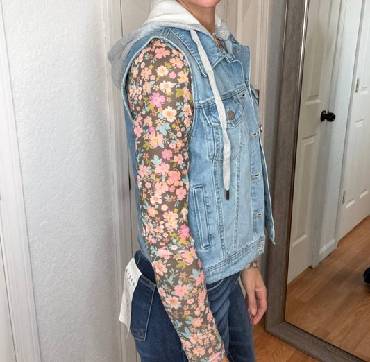 Risen - Saffira Hooded Denim Vest