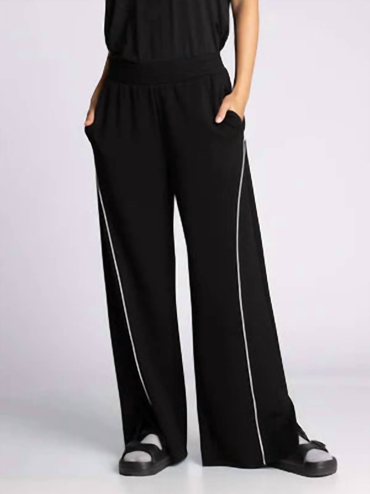 Thread & Supply Britney Wide Leg Pants in black - women's pants