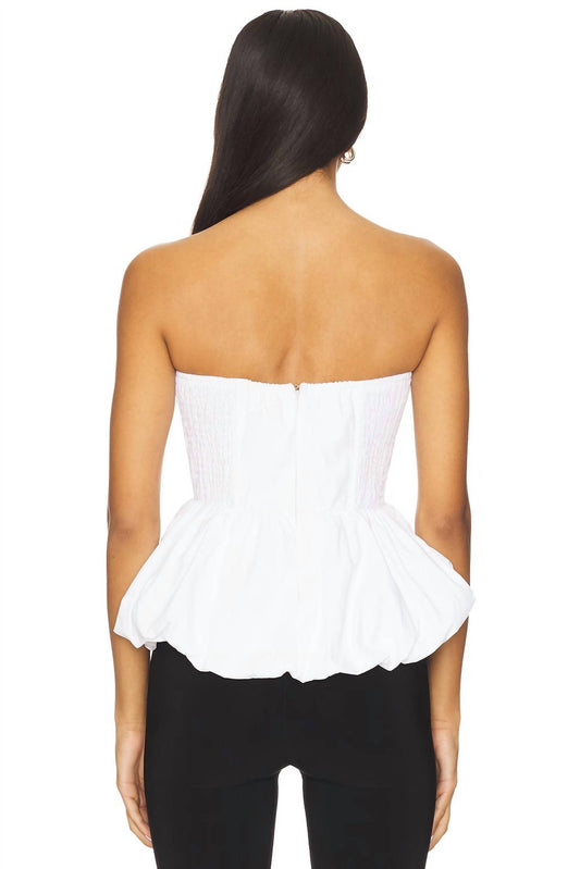 Maude - Mckay Sweetheart Bustier Bubble Top