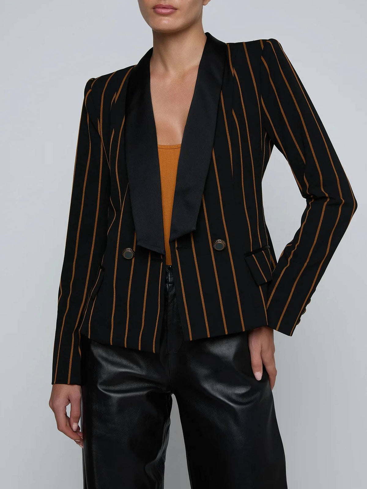 L'Agence - Imogen Satin Blazer