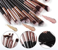 Rossario George - 12pcs Eyeshadow Brush Set With Storage Bag