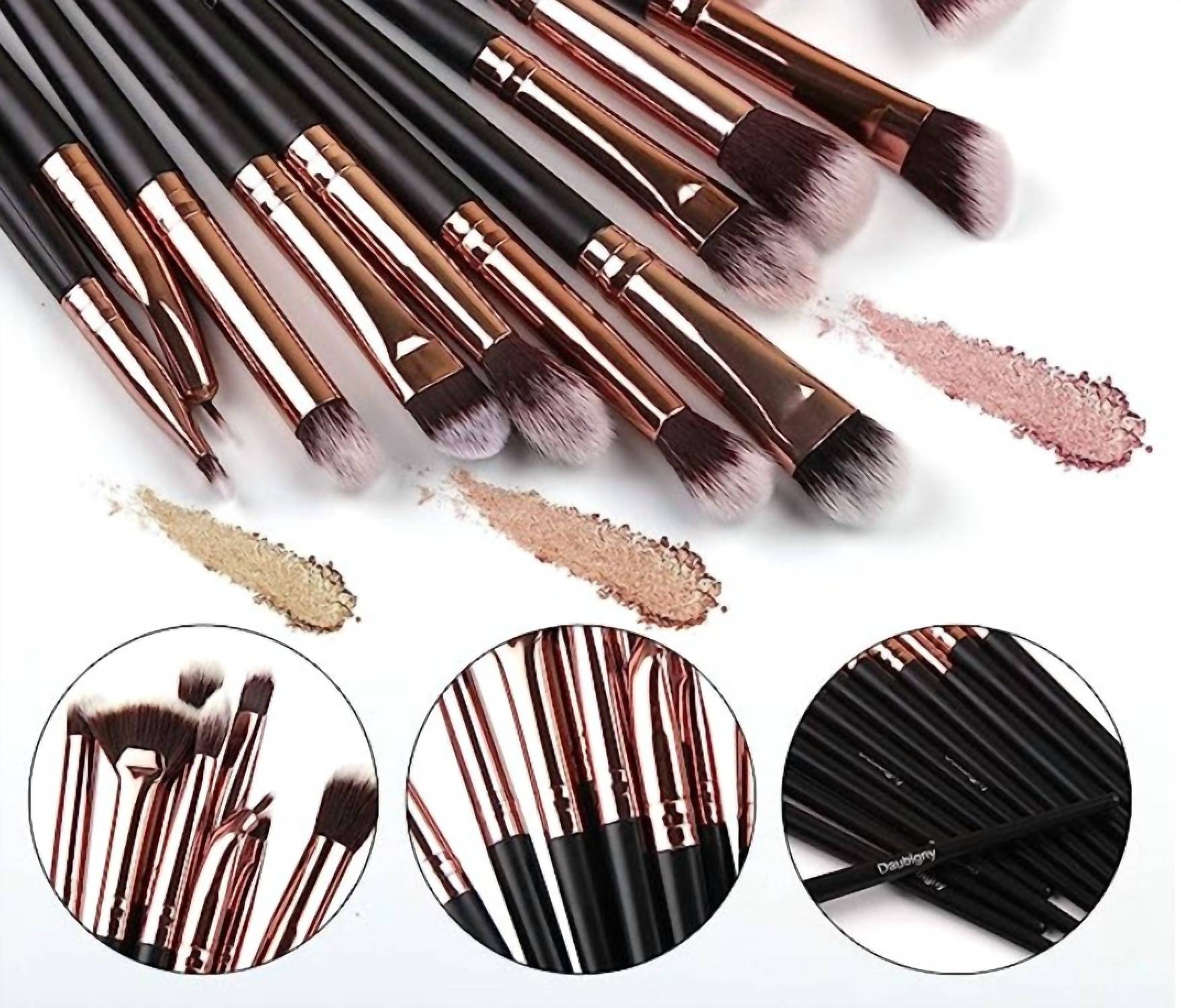 Rossario George - 12pcs Eyeshadow Brush Set With Storage Bag