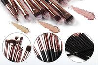 Rossario George - 12pcs Eyeshadow Brush Set With Storage Bag