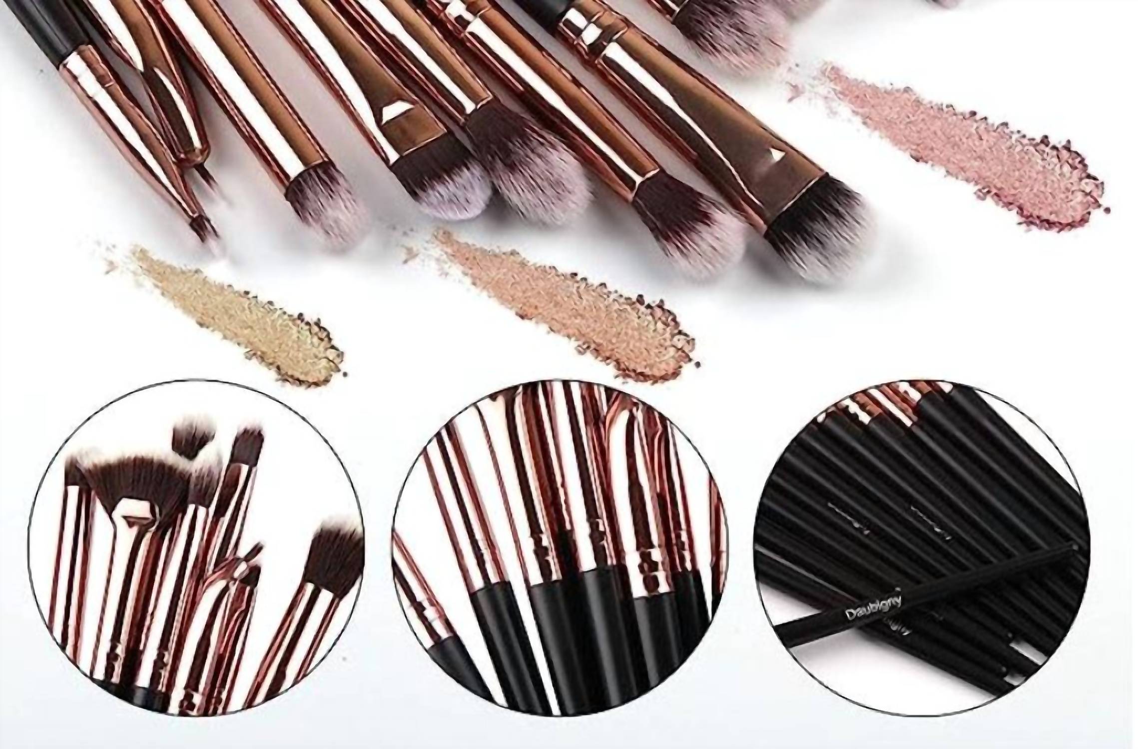 Rossario George - 12pcs Eyeshadow Brush Set With Storage Bag