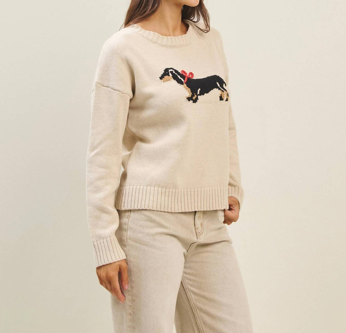Able - Lily Dog Crewneck Sweater