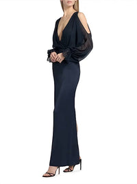 Ramy Brook - Leesa V-neck Floor-length Gown