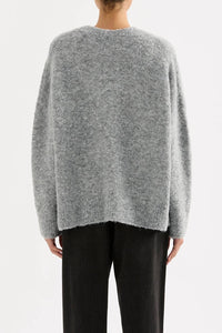 Nude Lucy Elias Knit Top in charcoal - women's sweater - view 4