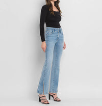 Flying Monkey - Cora High Rise Split Hem Jeans
