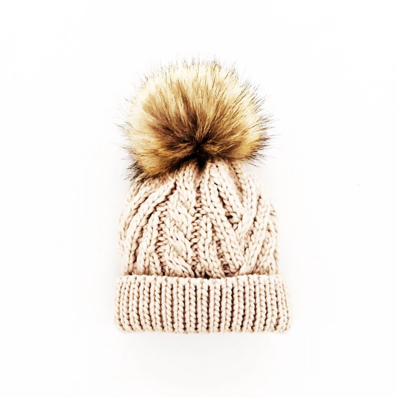 Huggalugs - Unisex Mommy & Me Pom Pom Hat