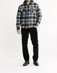 Jachs New York - Sherpa Lined Flannel Shirt Jacket