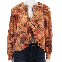 Ulla Johnson Women's Aria Blouse in garden rose - women's blouse