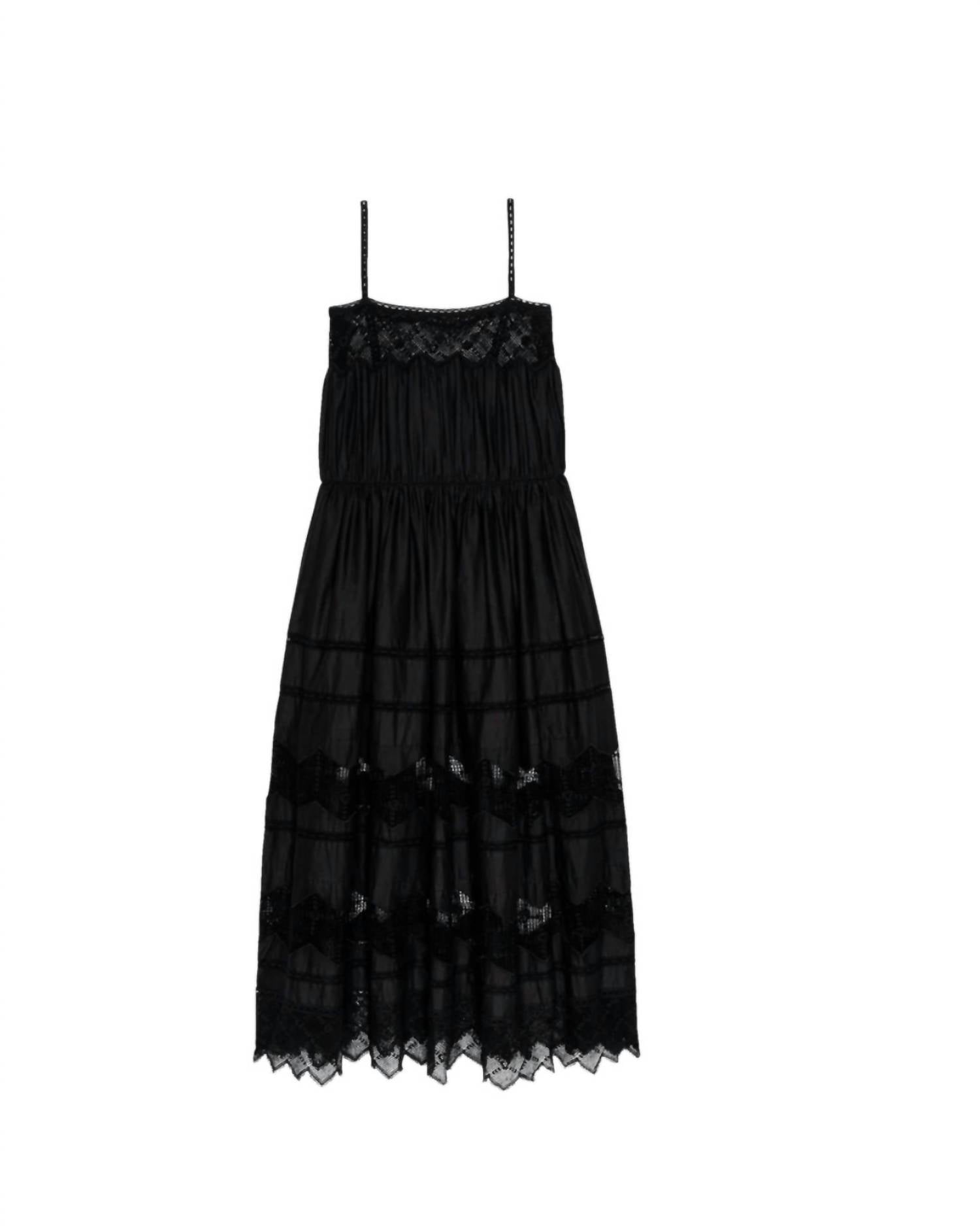 The Great. - Rosette Crochet Dress