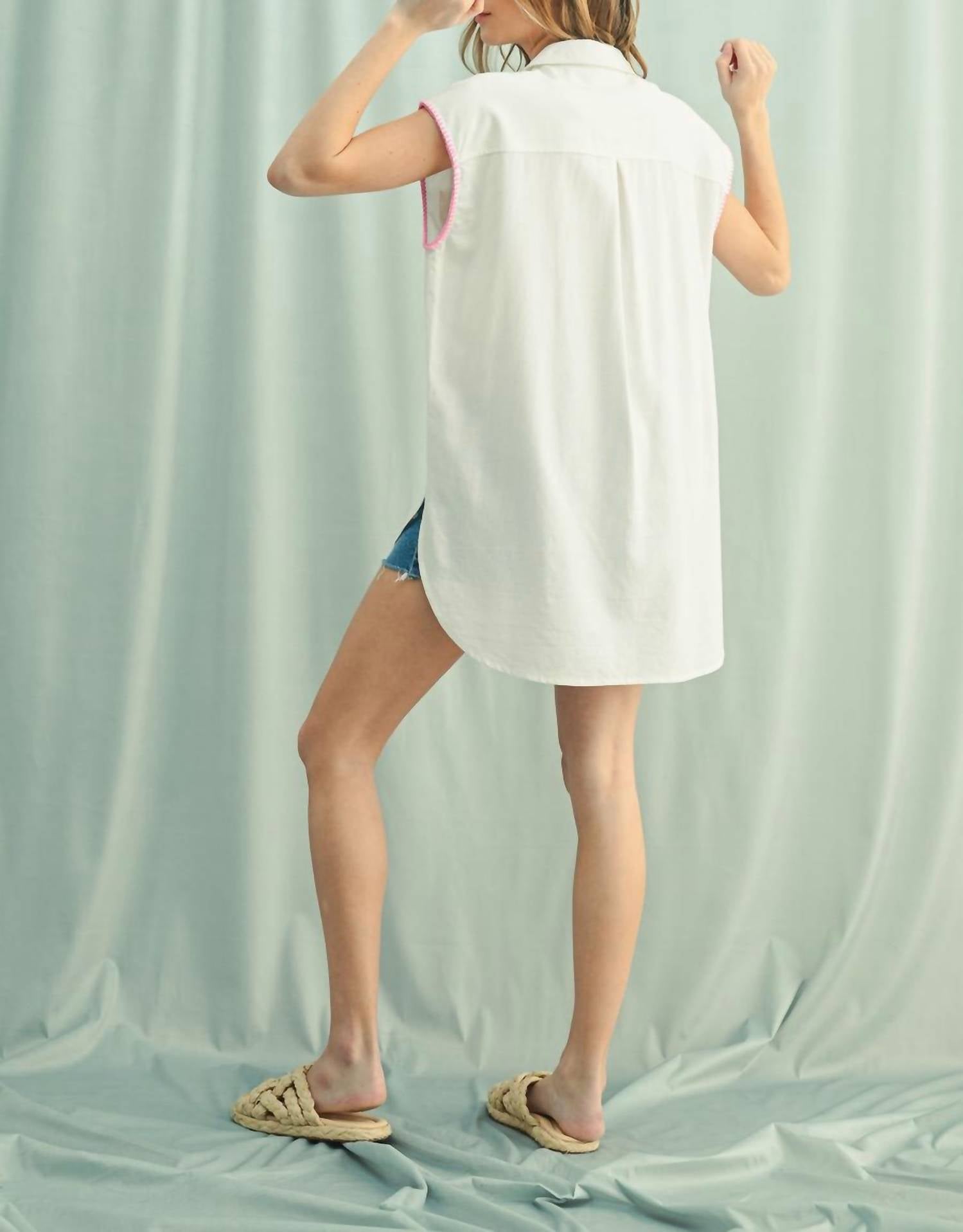 Wishlist - Seaside Story Tunic Top
