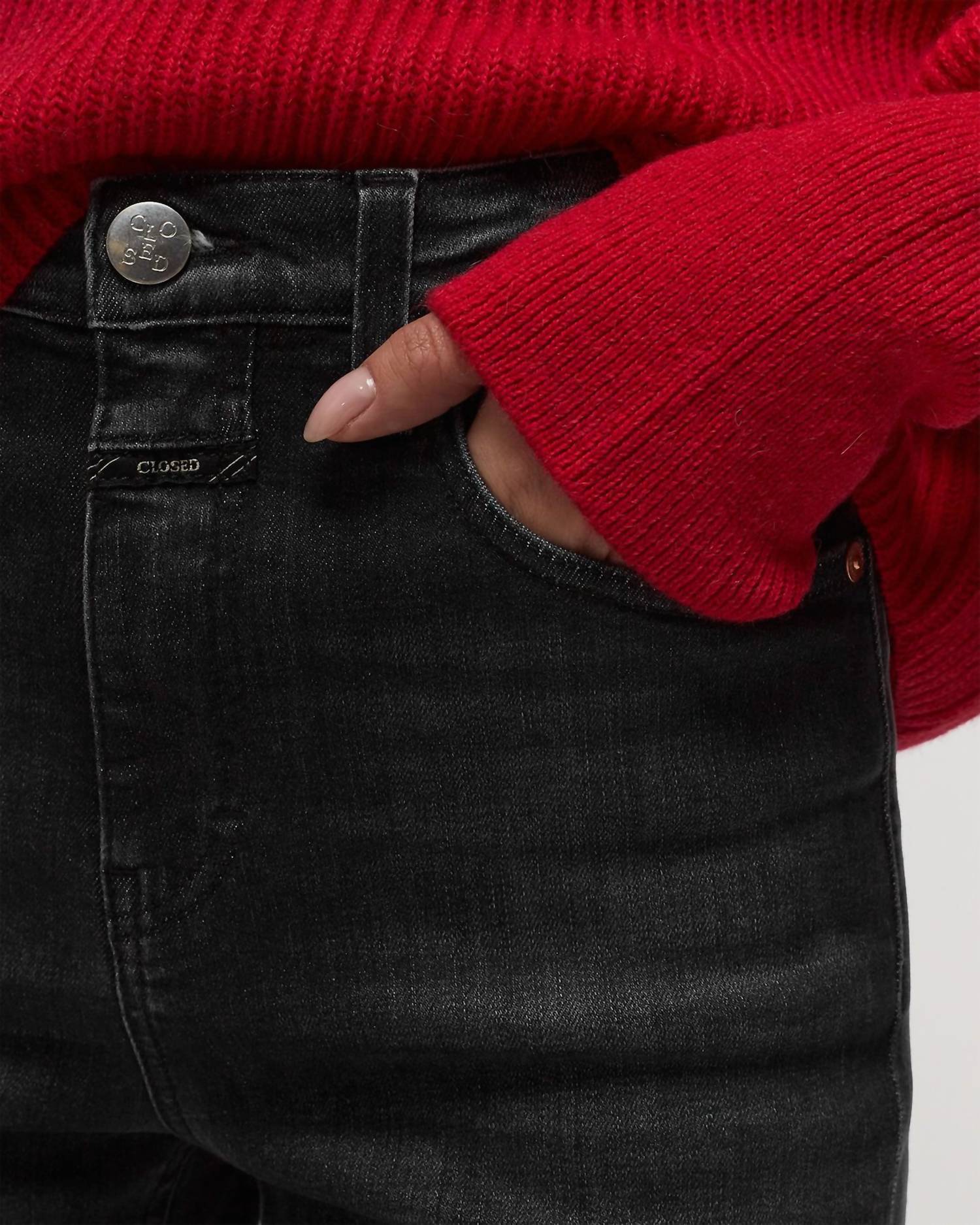 Closed - Hi-sun Skinny Flare Distressed Denim Jeans