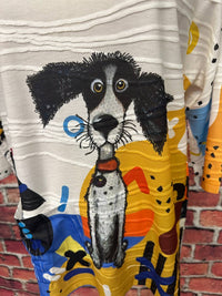 Inoah - Playful Pup Graphic Pullover Tunic