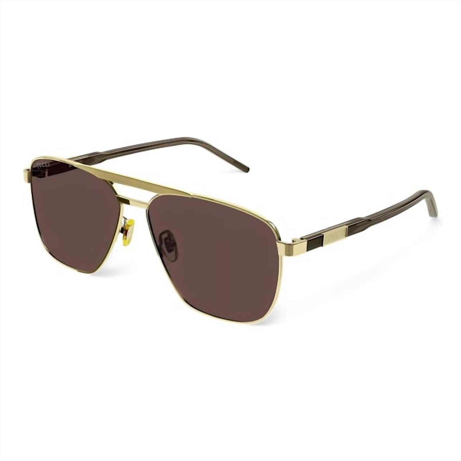 Gucci - Aviator Non Polarized Sunglasses 1164s - 002
