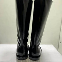 Simone Rocha Women's Clear Heel Rain Boots in black - women's shoe - view 5