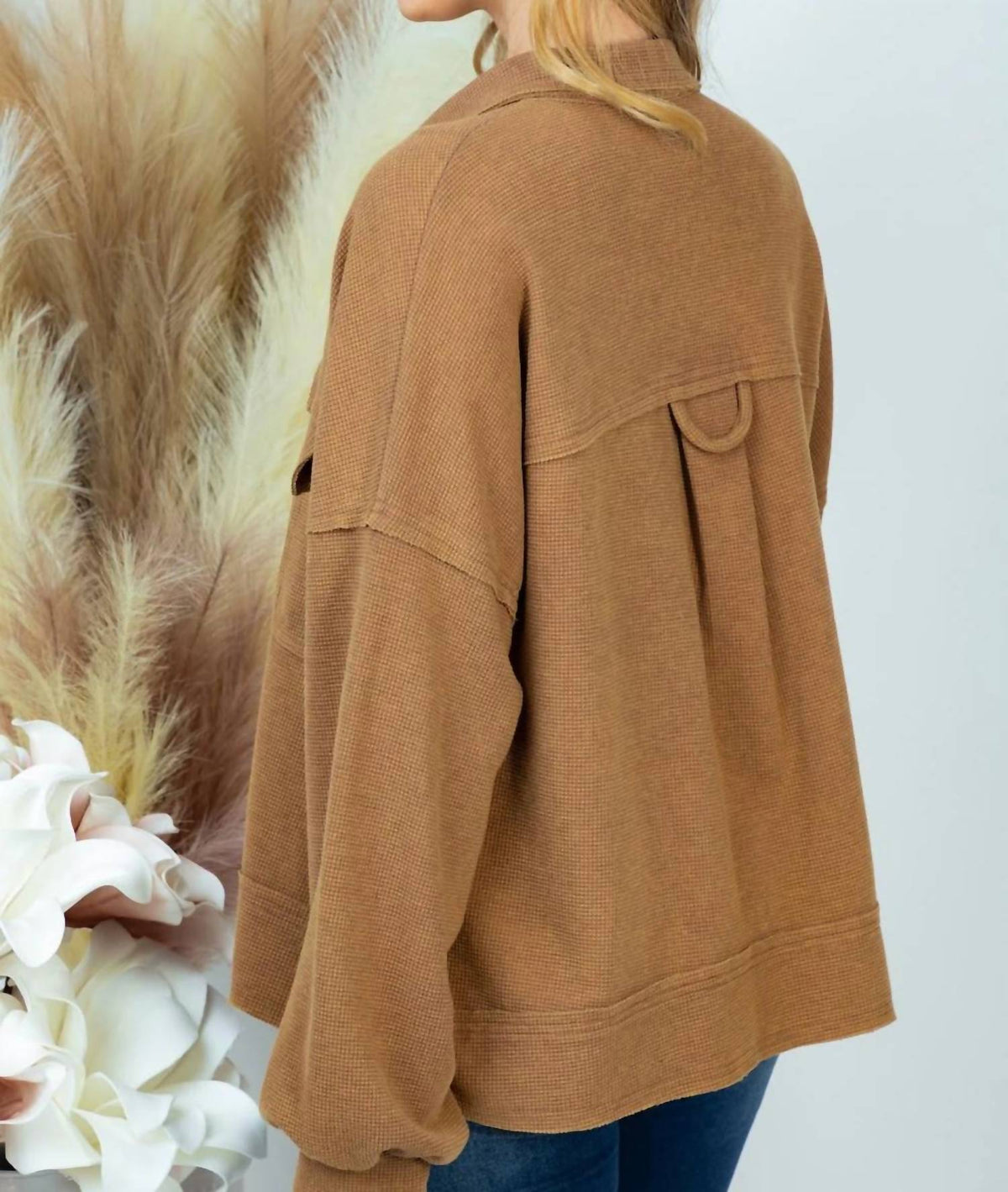 White Birch - Women's Long Sleeve Solid Knit Jacket