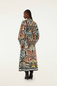 FARM RIO Balamana Maxi Dress in multicolor - women's dress - alternate view