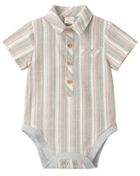 Me & Henry - Boys Helford Woven Onesie