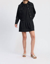 En Saison - Embroidered Denim Jacket