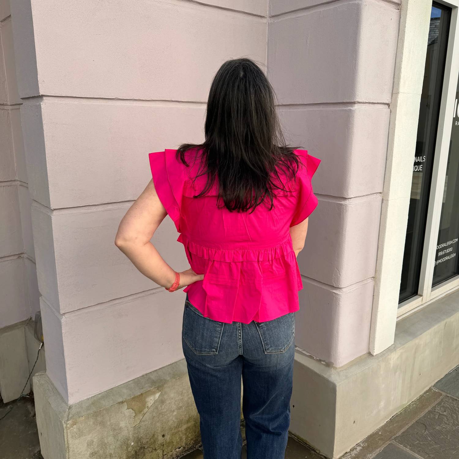 Pinch - Matilda RUFFLE WOVEN TOP