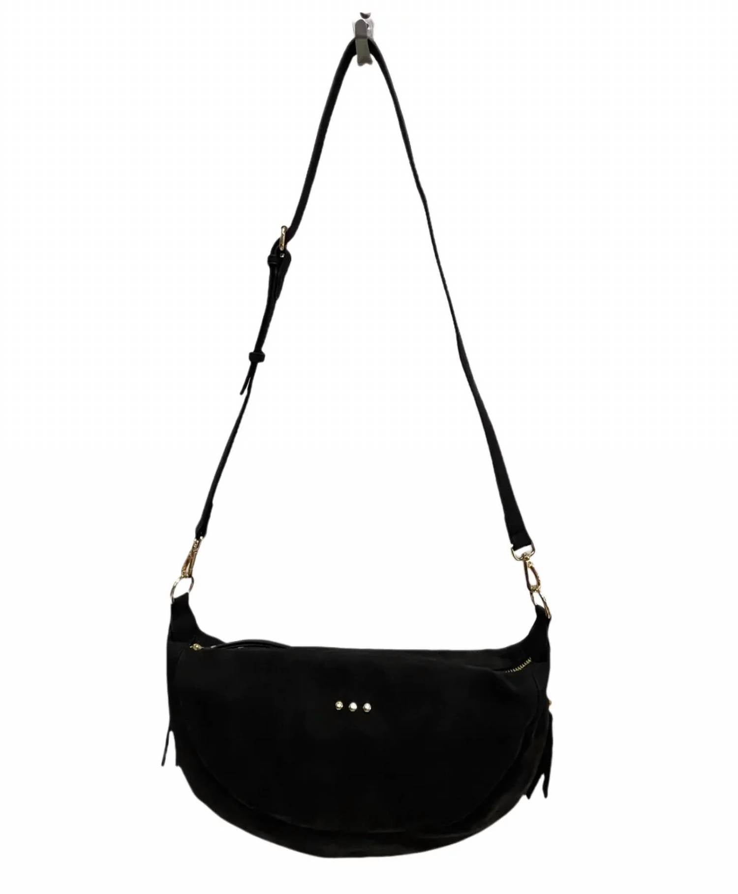 Pretty Simple Women's Netty Nubu Crossbody Bag in black - women's bag