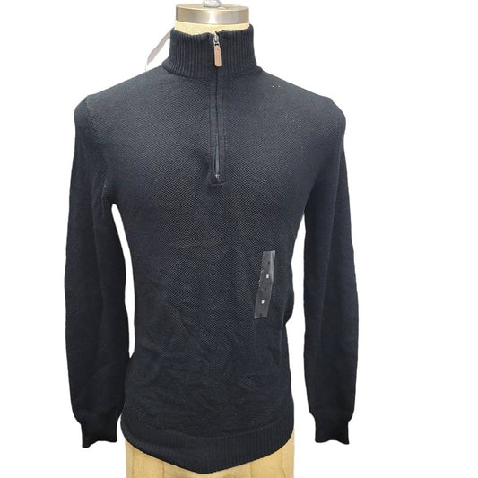 Club Room - Men's Quarter-zip Cotton Sweater