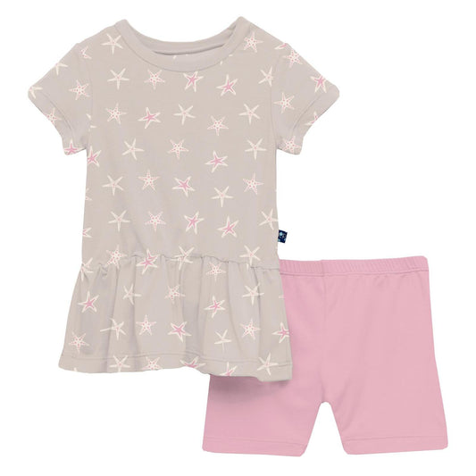 Kickee - Gril's Short Sleeve Playtime Set