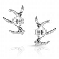 Montana Silversmiths - Women's Sterling Sweet Antler Earrings