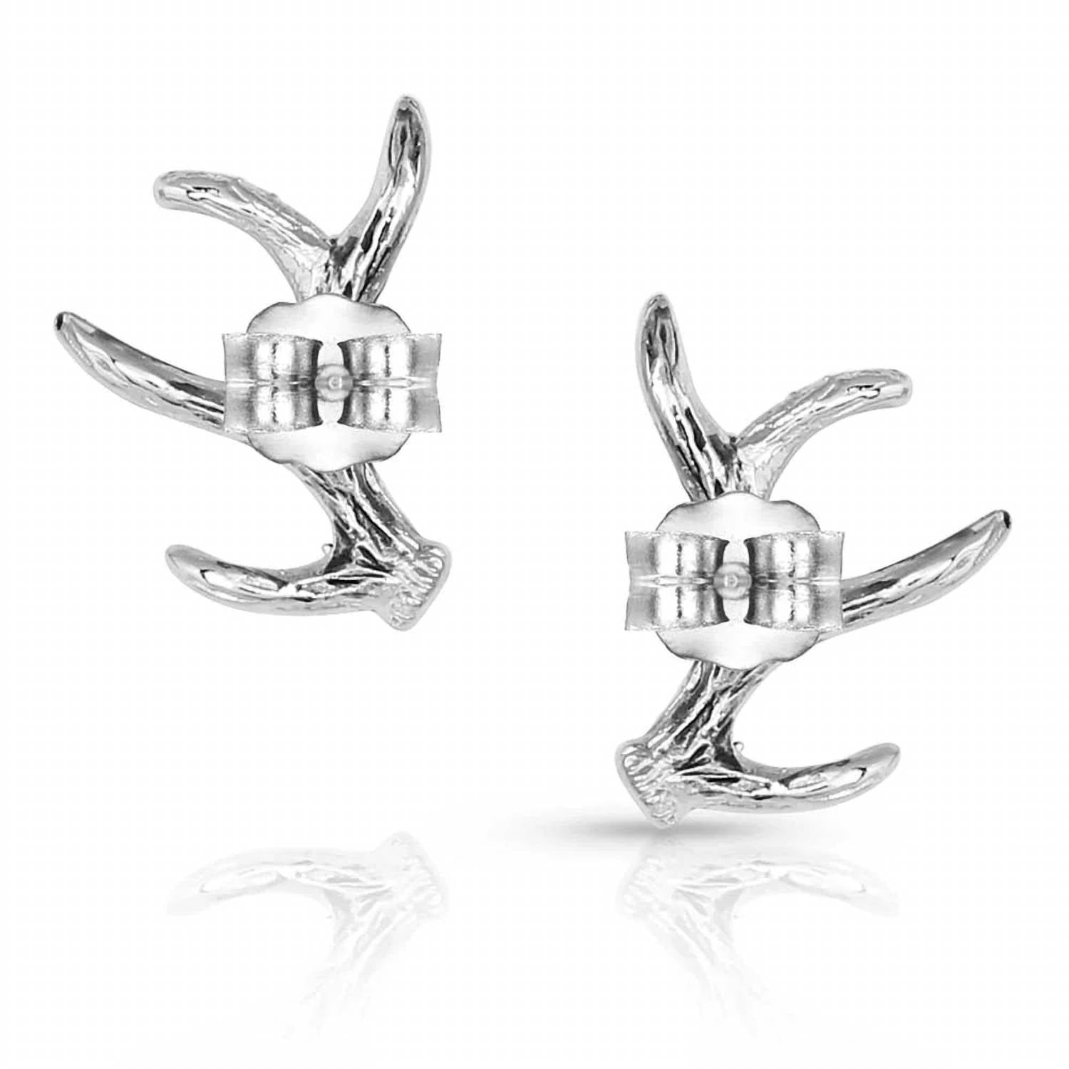 Montana Silversmiths - Women's Sterling Sweet Antler Earrings
