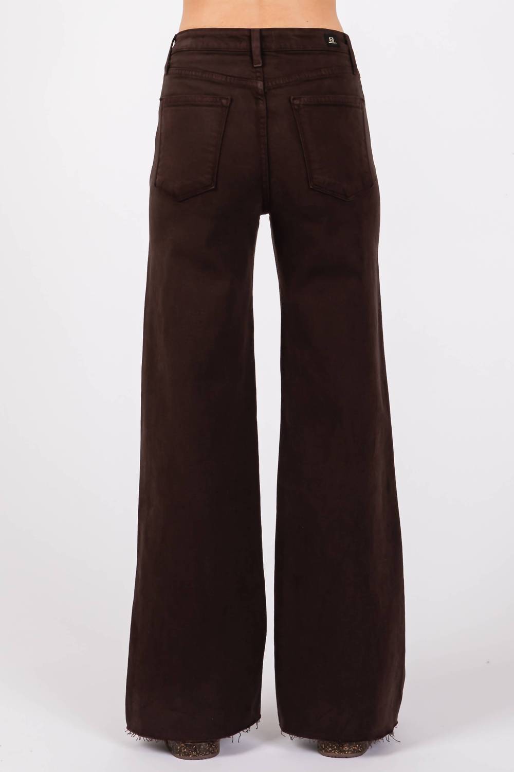 Letter To Juliet - A Line Wide Scissor Cut Jeans