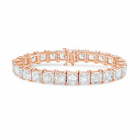 Diana M Jewels - Women's Asscher Lab-Grown Diamond Bracelet (56.00 Ct) - Signature