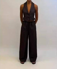 Rosie Assoulin - High Line Pinstripe Twill Pant