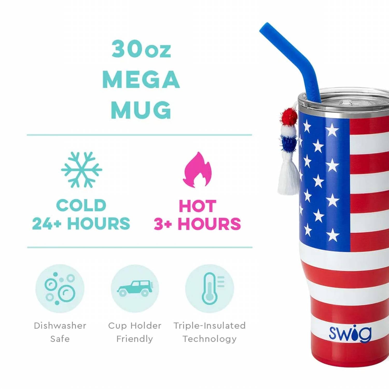 Swig Life - All American Mega Mug - 30oz