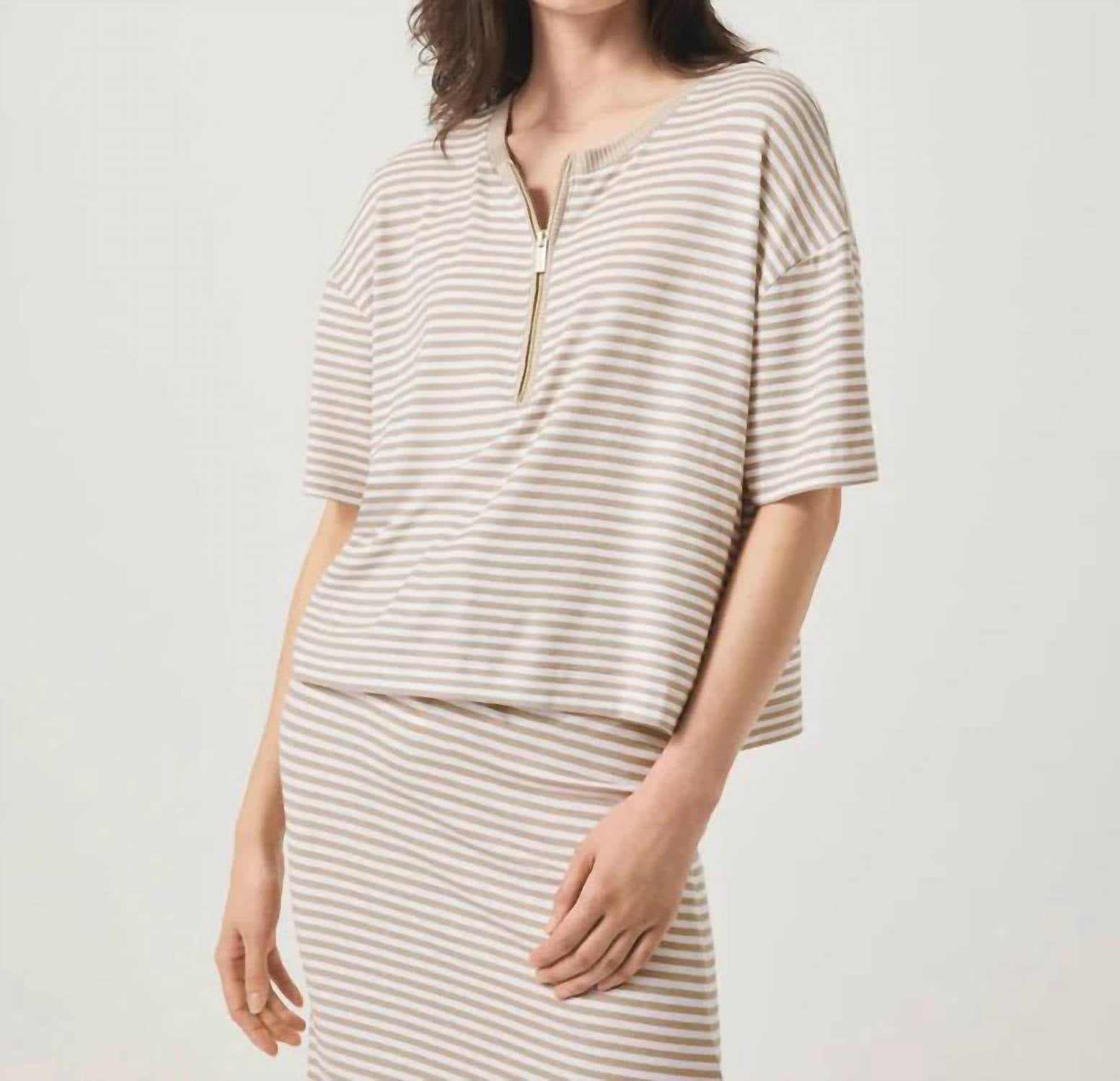 Splendid - Brooke Stripe Short Sleeve Top