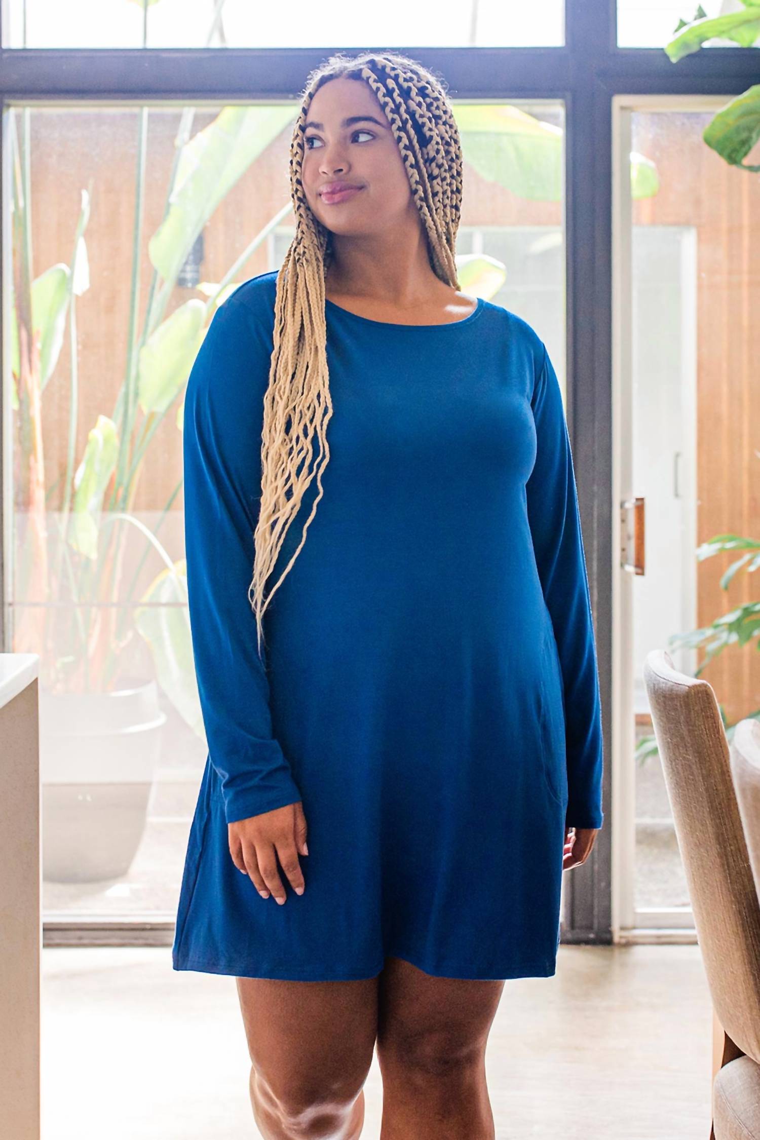 Yala - Mia A-line Bamboo Mini Dress