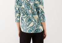 Karen Kane - Ruched Sleeve Button-up Shirt - Petite