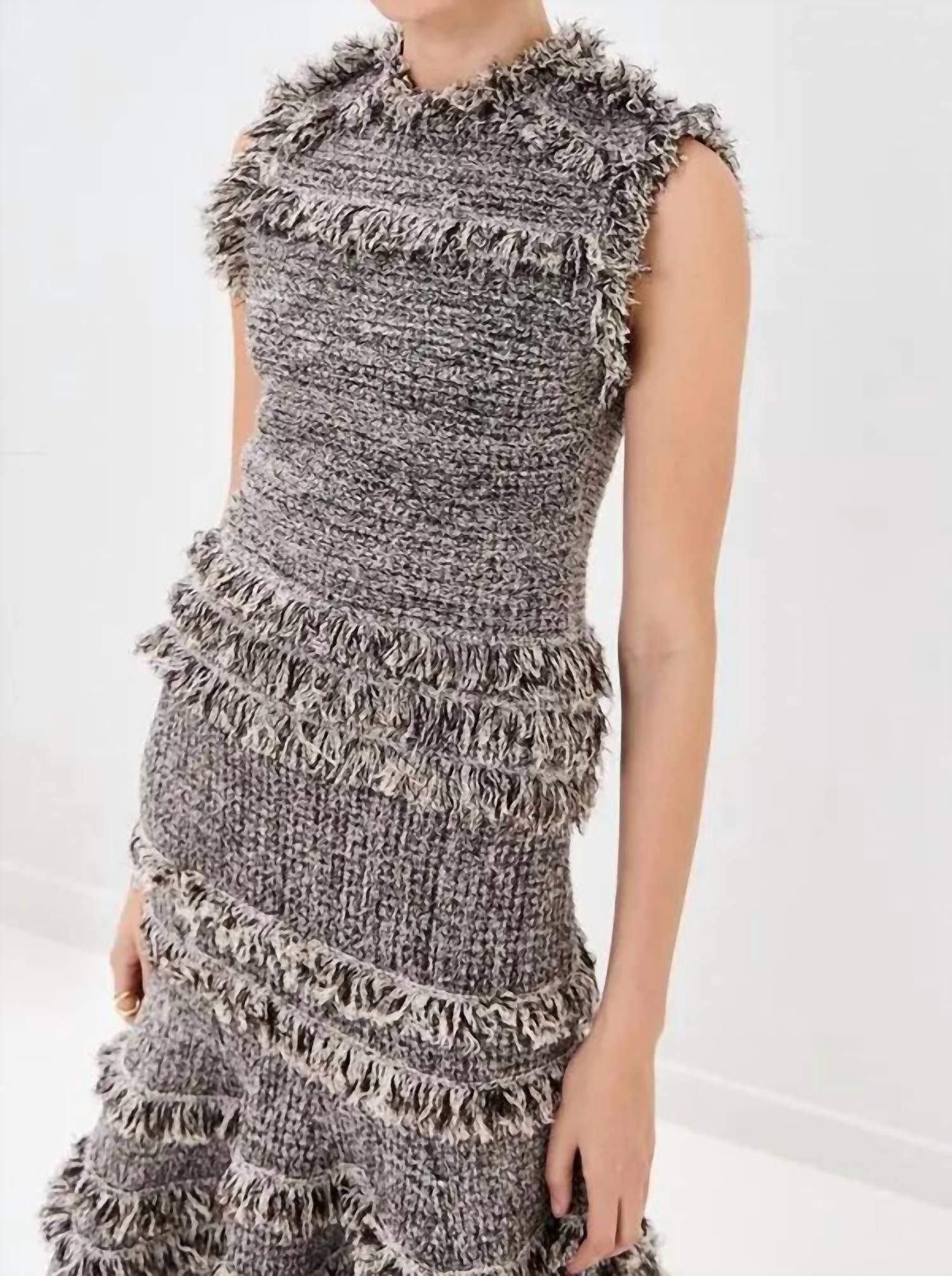Ulla Johnson - Kassi Knit Tweed Sleeveless Top
