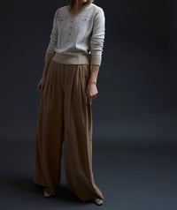 Purple Maroon - Trompe L'oeil Pullover