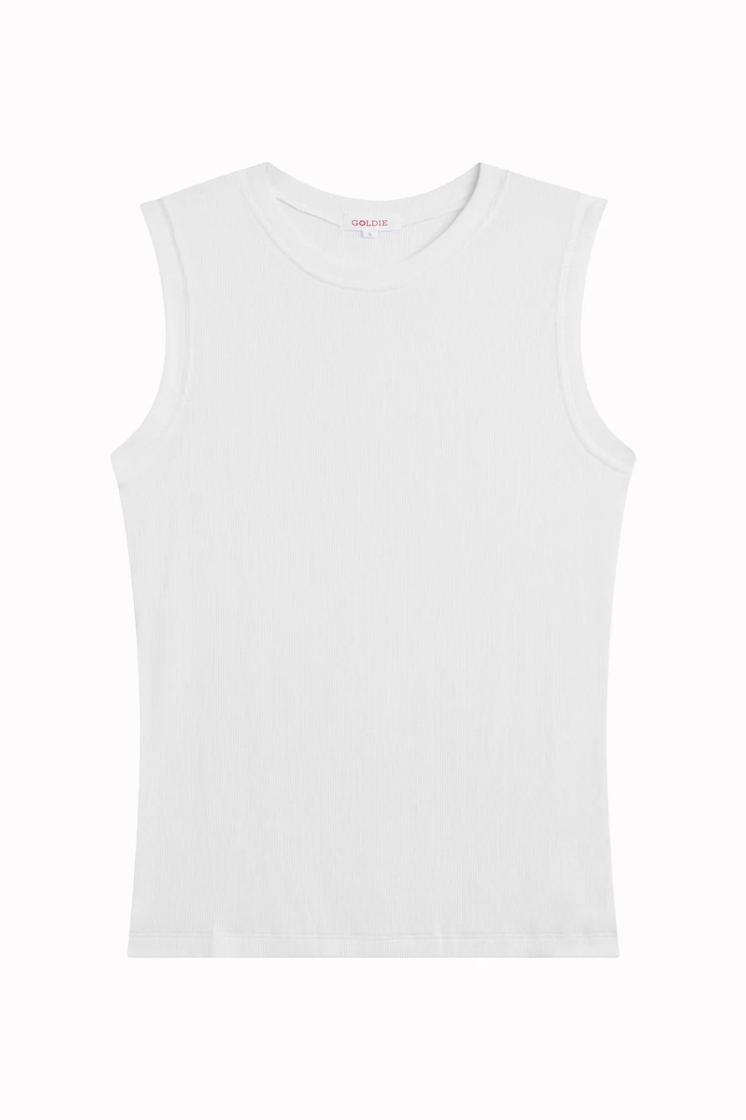 Goldie - Rib Sleeveless Shell Tee
