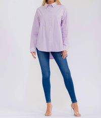 Fantastic Fawn - Cheers Sequin Patch Poplin Shirt
