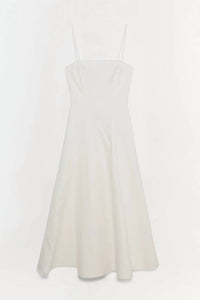 JONATHAN SIMKHAI Marisol Sleeveless Midi Dress in white - women's dress - detail view