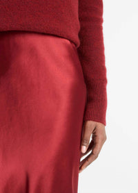 Vince - Satin Maxi Slip Skirt