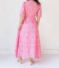 Fore Collection - Victoria Eyelet Maxi Dress